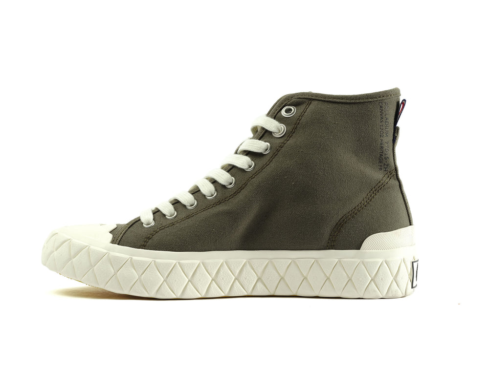 Zapatillas Palladium PALLA ACE CANVAS MID Mujer Verde Oliva | Ecuador-37924