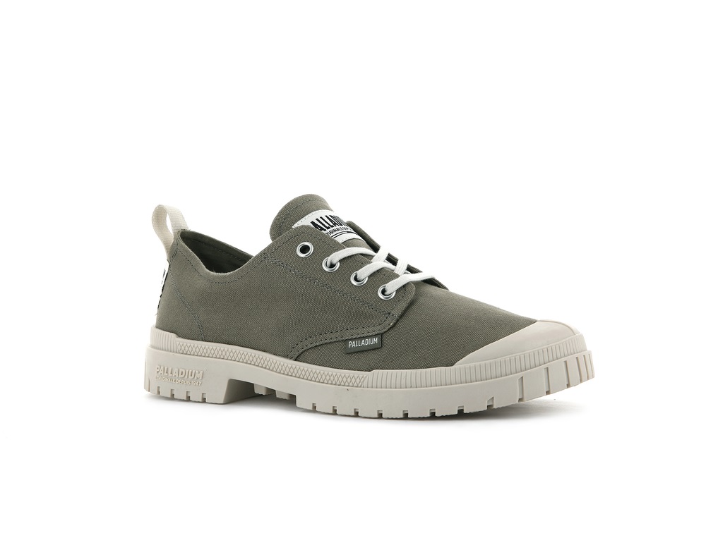 Zapatillas Palladium PAMPA SP20 LOW CANVAS Hombre Verde | Ecuador-40362