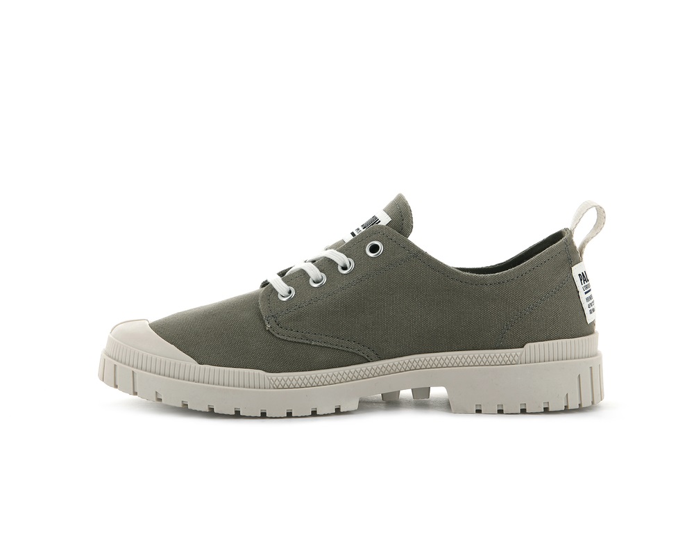 Zapatillas Palladium PAMPA SP20 LOW CANVAS Hombre Verde | Ecuador-40362