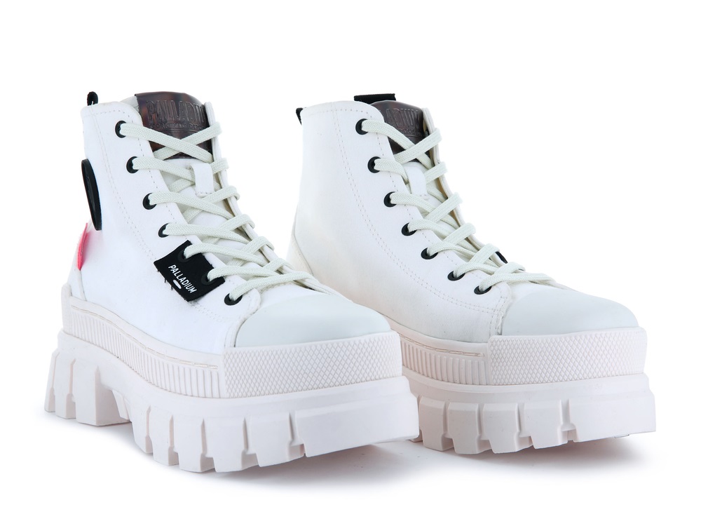 Zapatillas Palladium REVOLT HI TX Mujer Blancas | Ecuador-34651