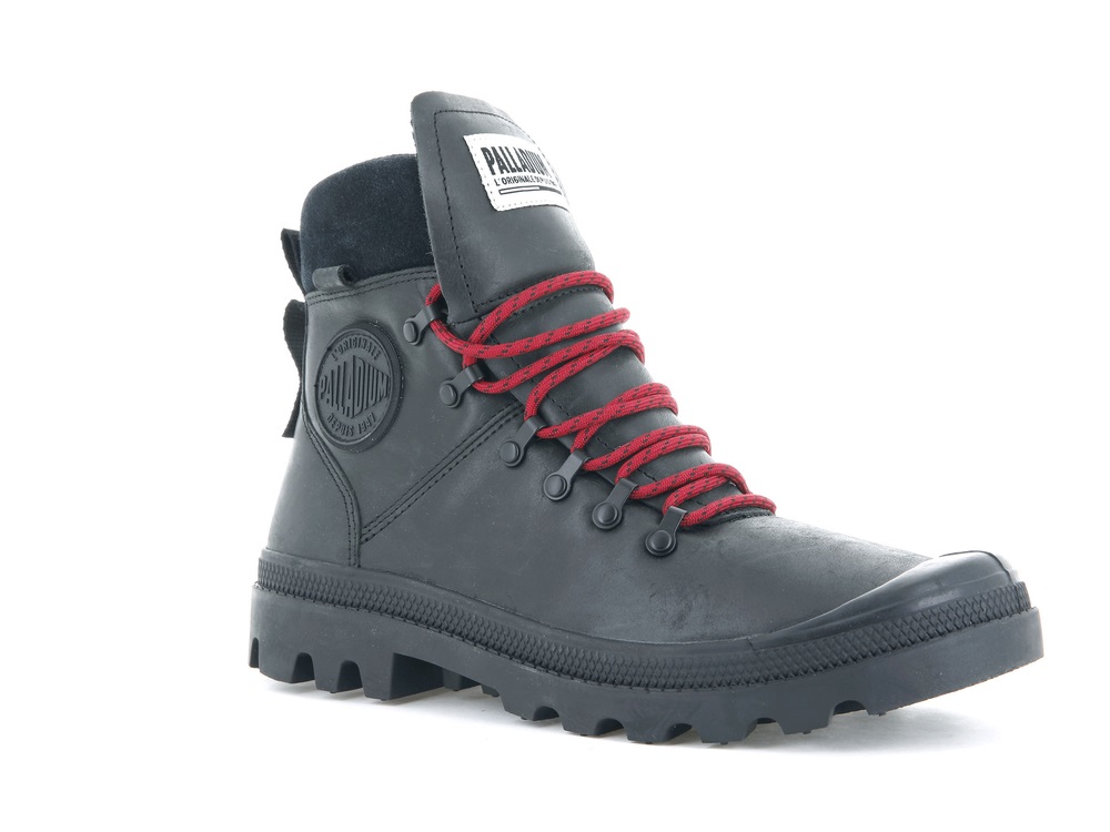 Zapatos Altas Palladium LEGION HIKER Mujer Negras | Ecuador-27891