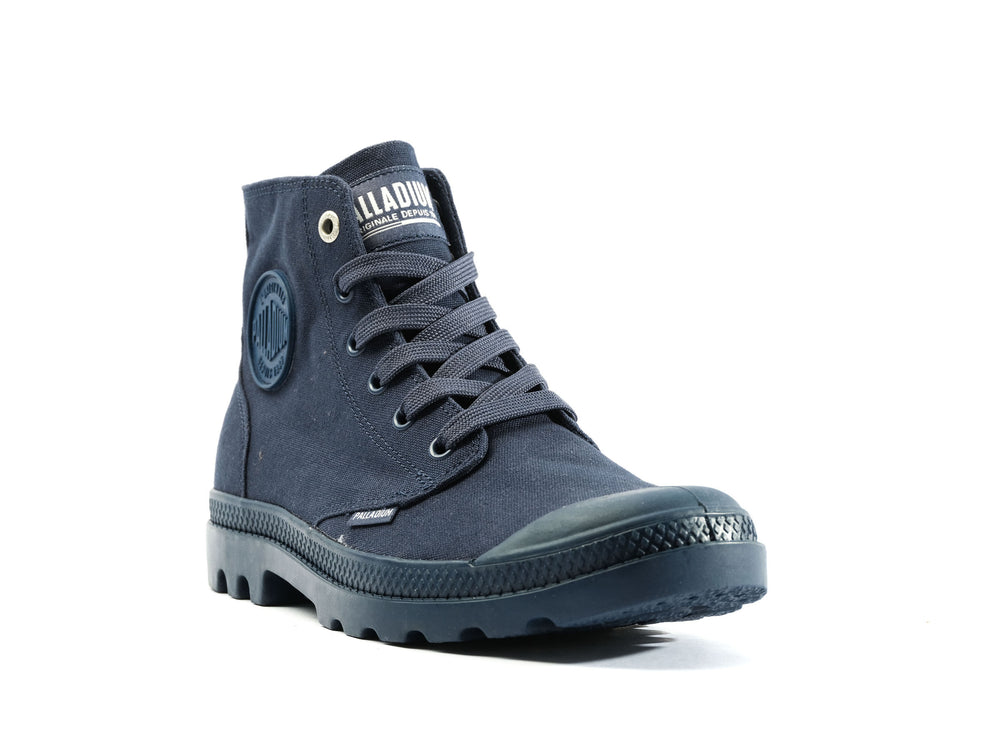 Zapatos Altas Palladium MONO CHROME Hombre Indigo | Ecuador-06825