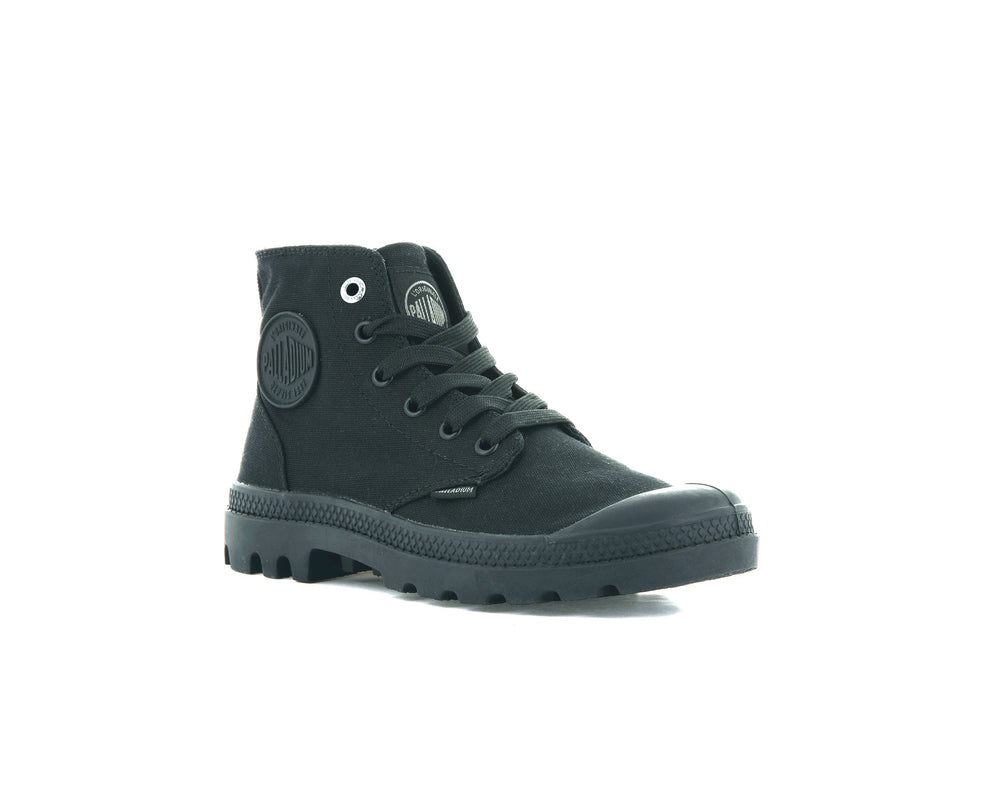 Zapatos Altas Palladium MONO CHROME Hombre Negras | Ecuador-07652