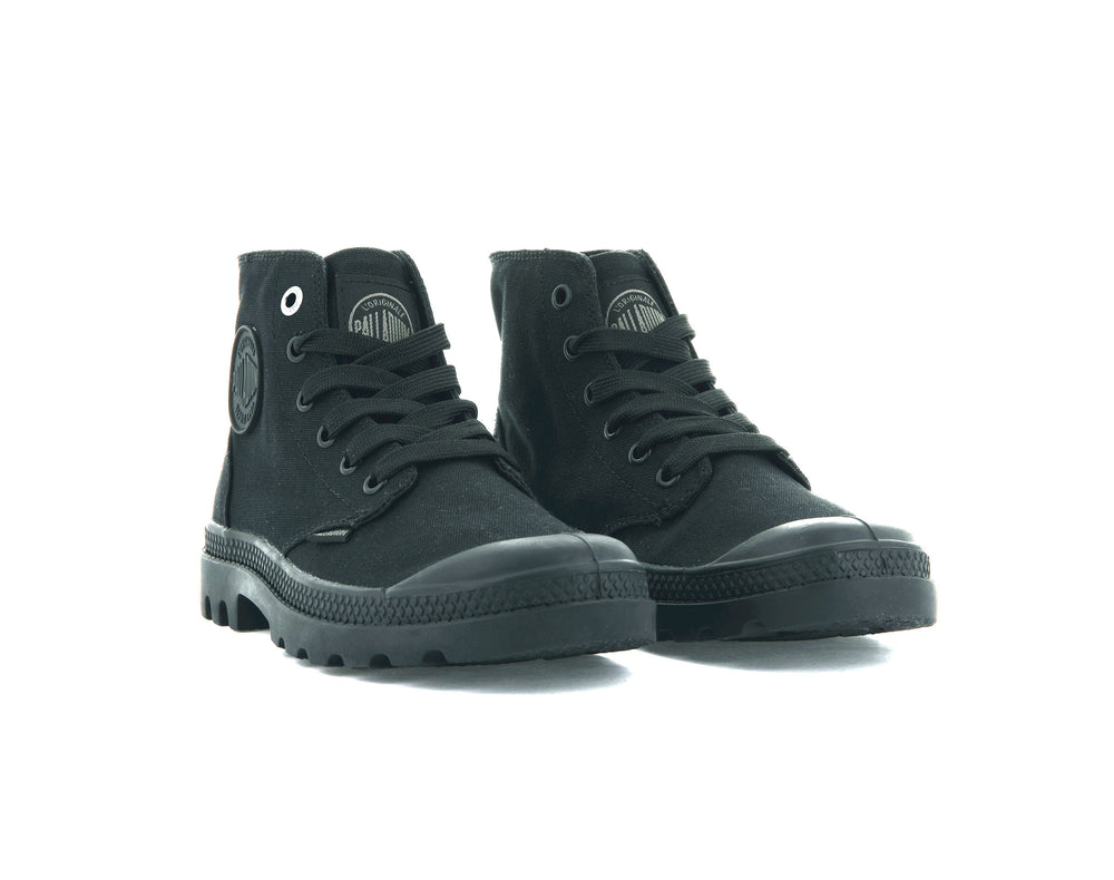 Zapatos Altas Palladium MONO CHROME Hombre Negras | Ecuador-07652