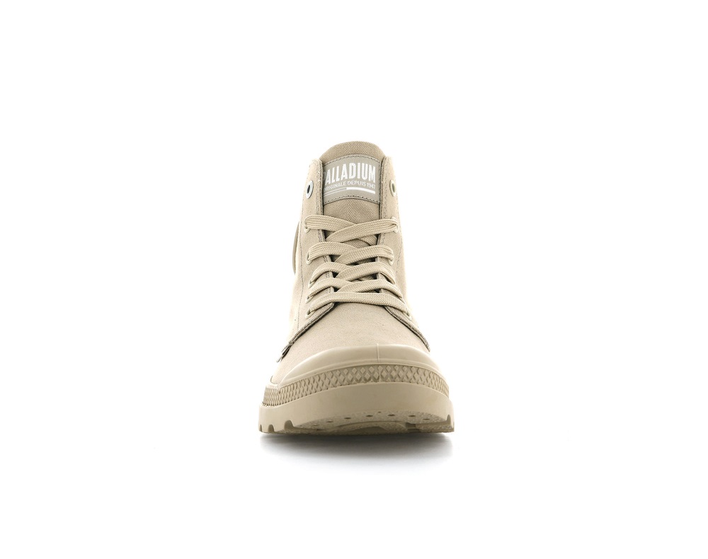 Zapatos Altas Palladium MONO CHROME Mujer Warm Sand | Ecuador-09627