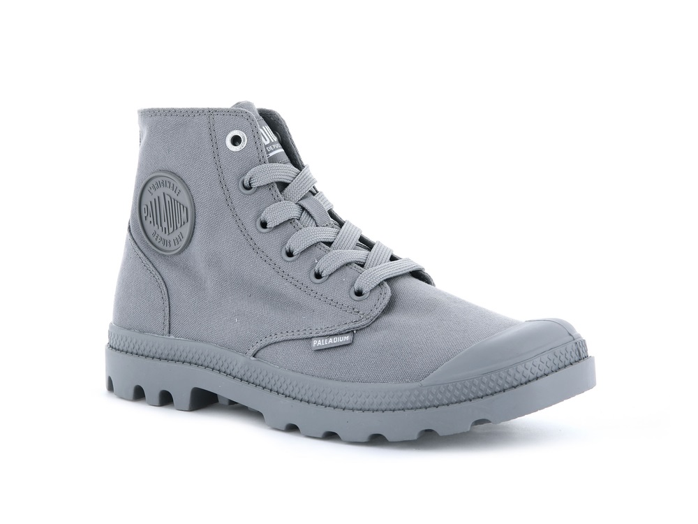 Zapatos Altas Palladium MONO CHROME Mujer Gris | Ecuador-96432