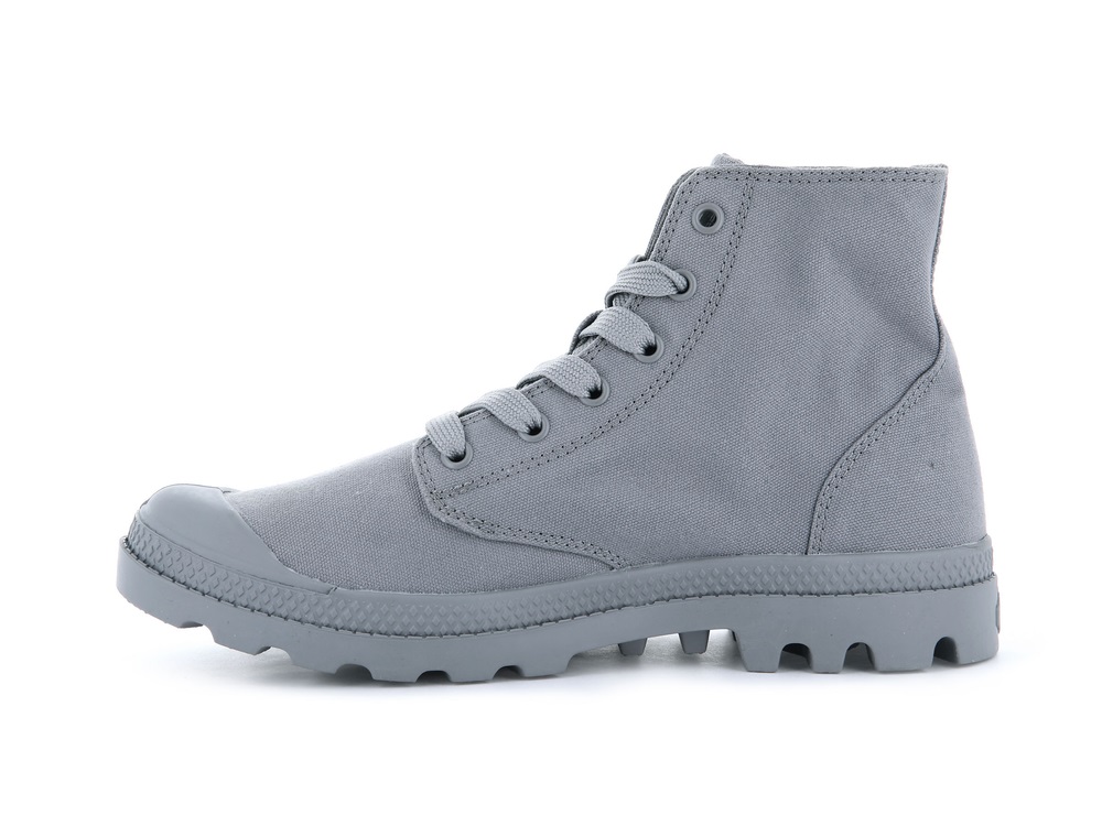 Zapatos Altas Palladium MONO CHROME Mujer Gris | Ecuador-96432