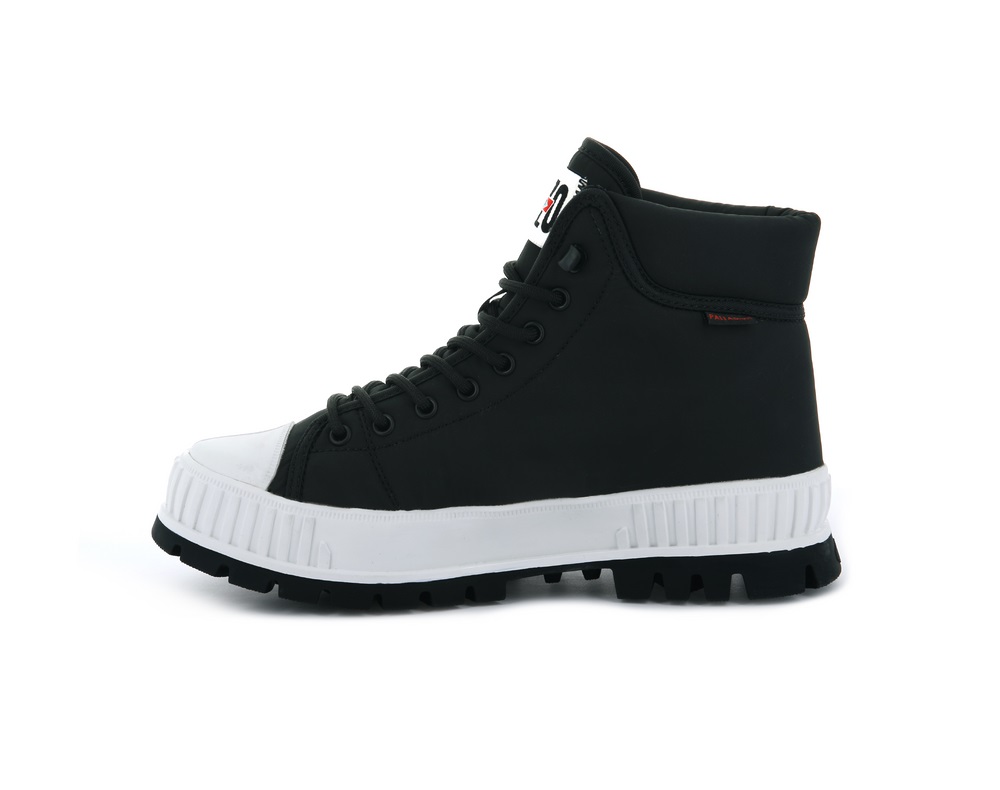 Zapatos Altas Palladium PALLASHOCK DOWN BY KENZO Hombre Negras | Ecuador-81932