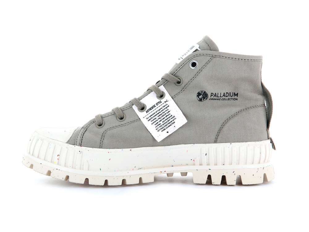 Zapatos Altas Palladium PALLASHOCK MID ORGANIC Mujer Dune | Ecuador-80432