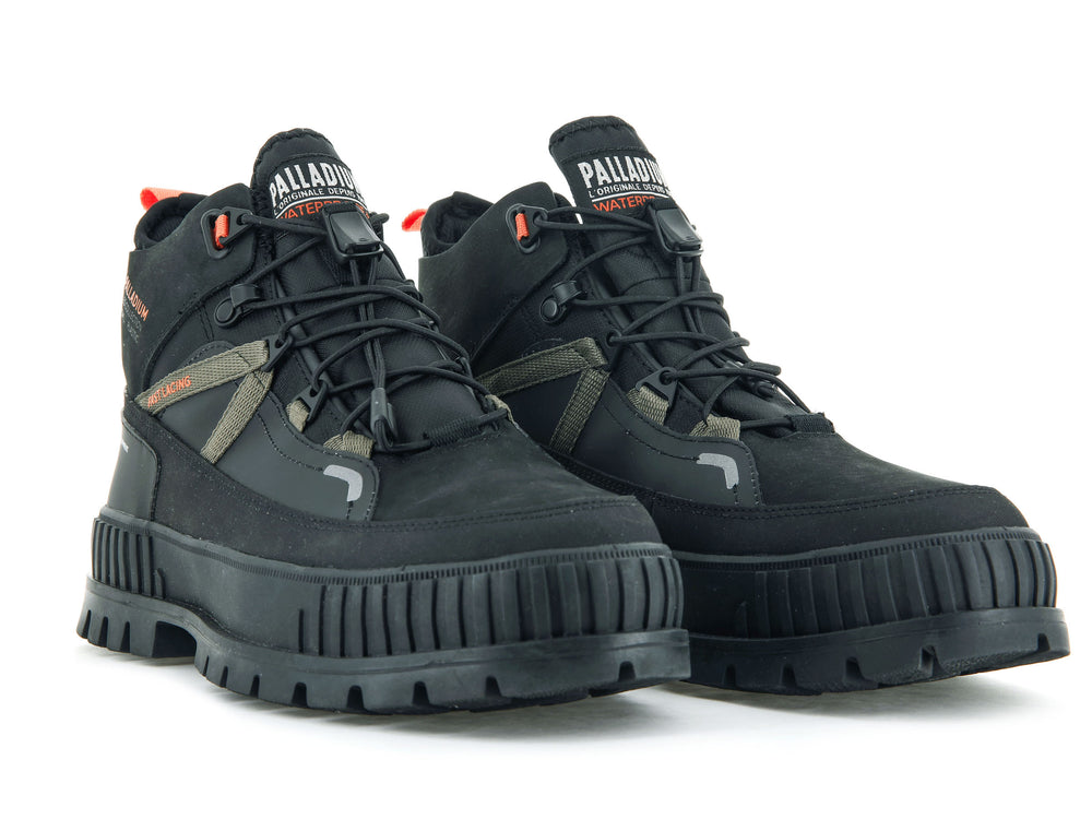 Zapatos Altas Palladium PALLASHOCK TRAVEL WP+ Hombre Negras | Ecuador-92043