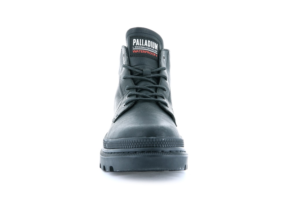 Zapatos Altas Palladium PALLATROOPER HI WP+ Hombre Negras | Ecuador-24761