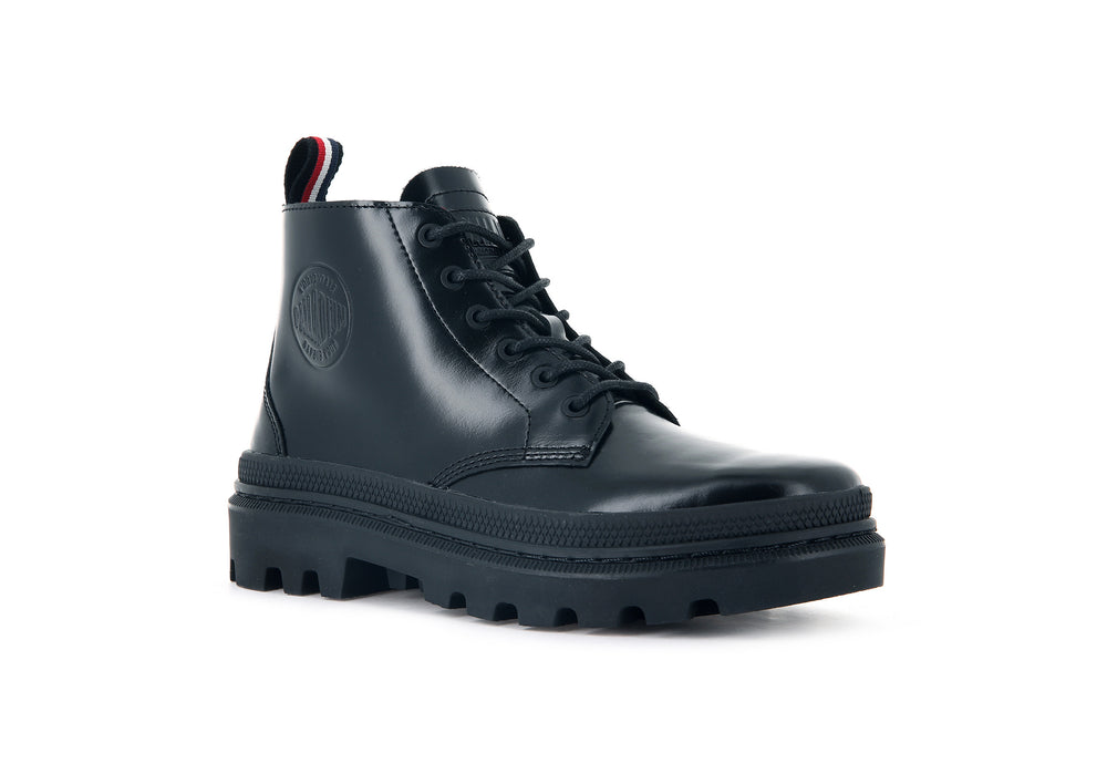 Zapatos Altas Palladium PALLATROOPER HI-1 Hombre Negras | Ecuador-39657