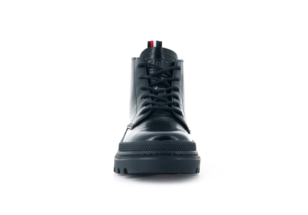 Zapatos Altas Palladium PALLATROOPER HI-1 Hombre Negras | Ecuador-39657