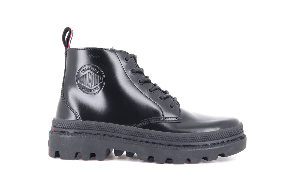 Zapatos Altas Palladium PALLATROOPER HI-1 Hombre Negras | Ecuador-39657