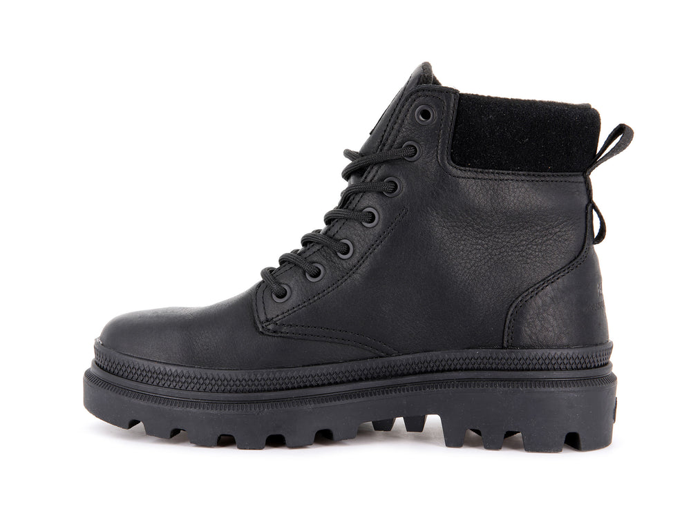 Zapatos Altas Palladium PALLATROOPER SC WP+ Hombre Negras | Ecuador-93678