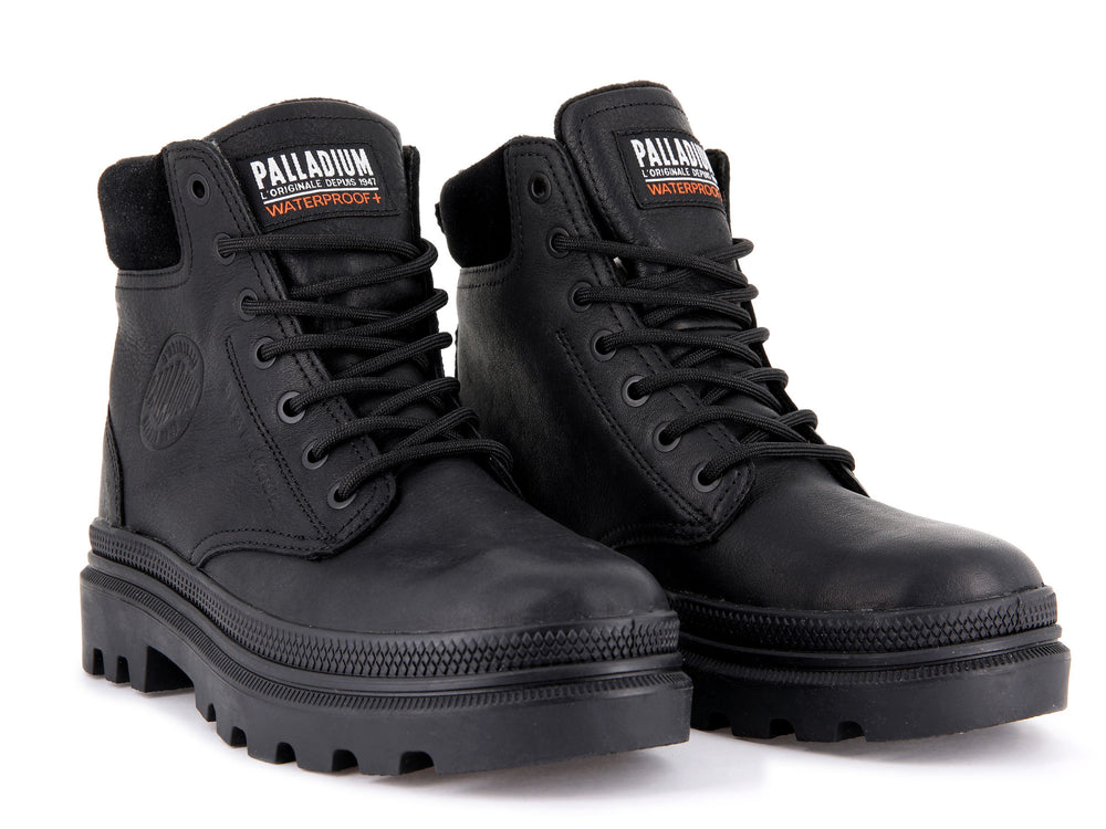 Zapatos Altas Palladium PALLATROOPER SC WP+ Hombre Negras | Ecuador-93678