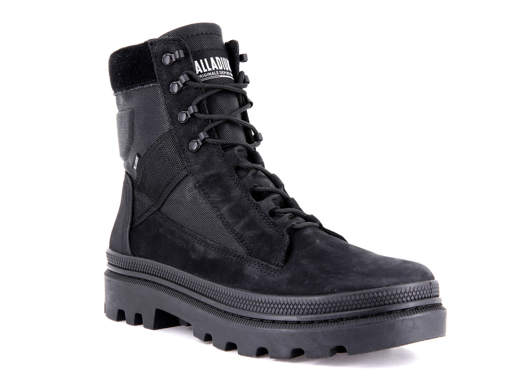 Zapatos Altas Palladium PALLATROOPER TACTICAL Hombre Negras | Ecuador-37218