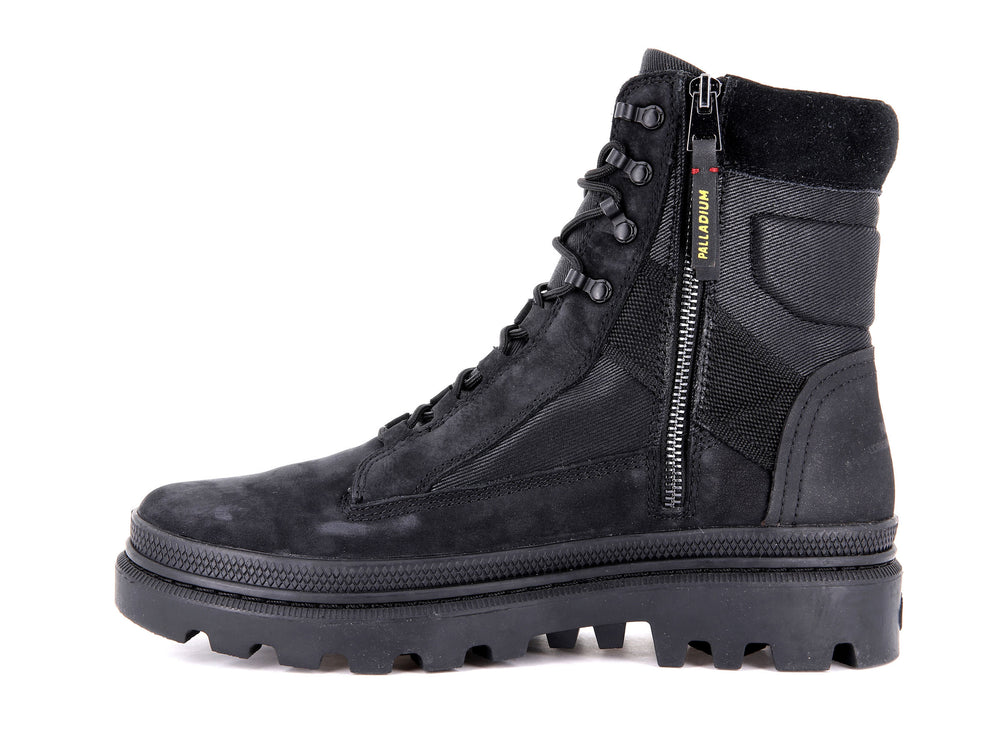 Zapatos Altas Palladium PALLATROOPER TACTICAL Hombre Negras | Ecuador-37218