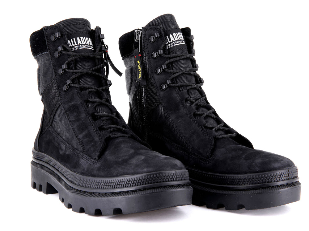 Zapatos Altas Palladium PALLATROOPER TACTICAL Hombre Negras | Ecuador-37218