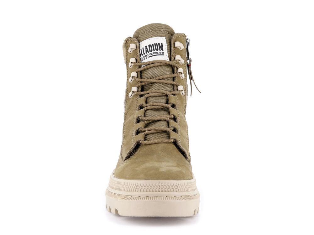 Zapatos Altas Palladium PALLATROOPER TACTICAL Mujer Verde Oliva | Ecuador-78295