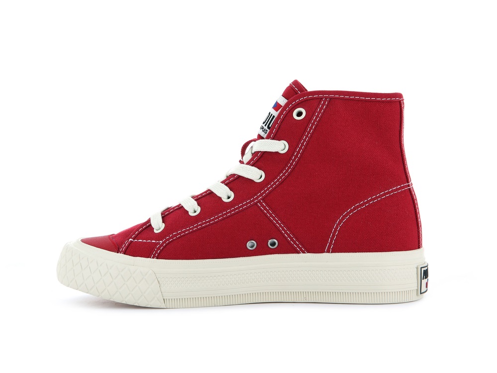 Zapatos Altas Palladium PALLA LOUVEL Hombre Rojas | Ecuador-39685