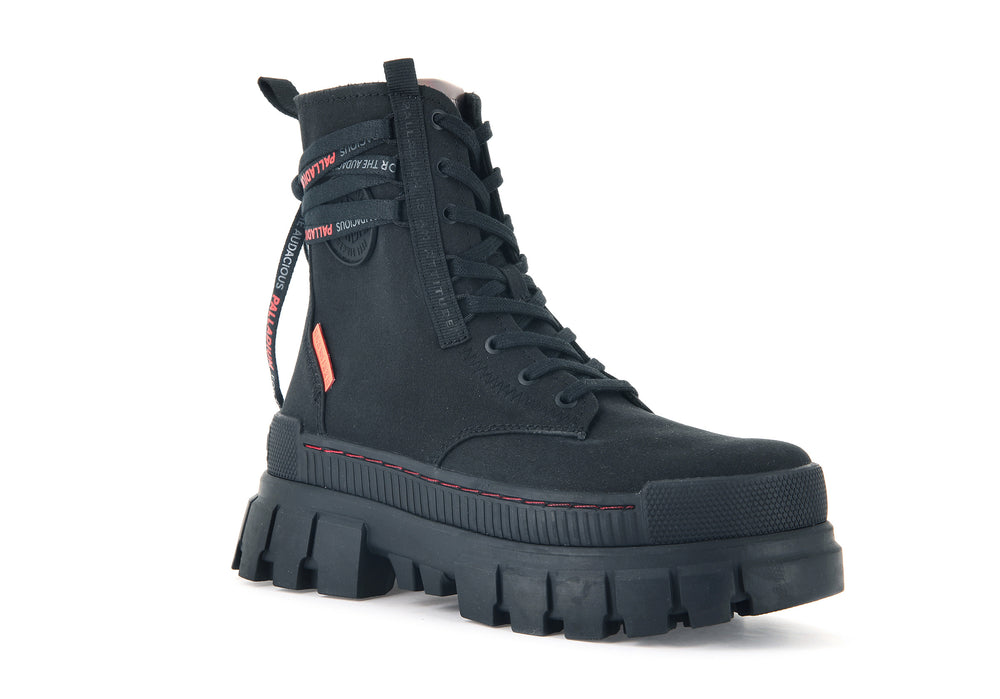 Zapatos Altas Palladium REVOLT BOOT TX Mujer Negras | Ecuador-61935