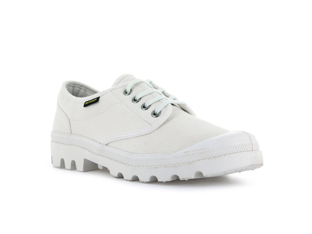 Zapatos Bajos Palladium PALLABROUSSE OXFORD Mujer Blancas | Ecuador-83609