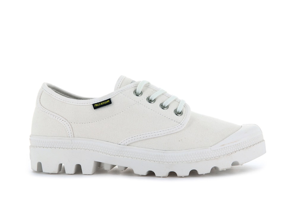 Zapatos Bajos Palladium PALLABROUSSE OXFORD Mujer Blancas | Ecuador-83609