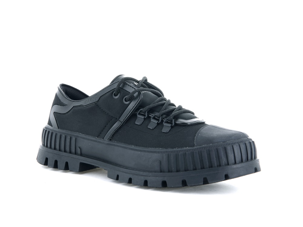 Zapatos Bajos Palladium PALLASHOCK HKR RAINS Hombre Negras | Ecuador-17562