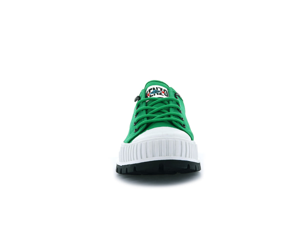 Zapatos Bajos Palladium PALLASHOCK LOW BY KENZO Hombre Verde | Ecuador-36192