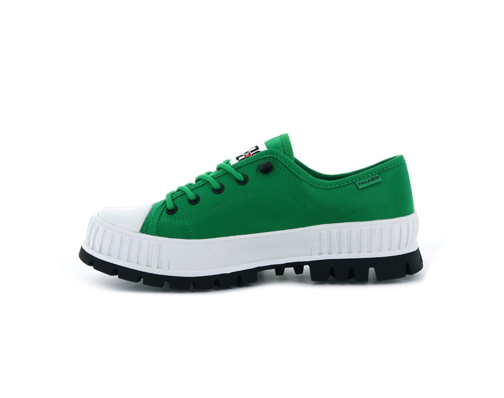 Zapatos Bajos Palladium PALLASHOCK LOW BY KENZO Hombre Verde | Ecuador-36192