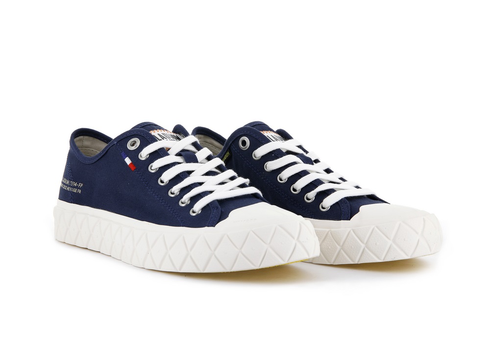 Zapatos Bajos Palladium PALLA ACE CANVAS Hombre Indigo | Ecuador-79283