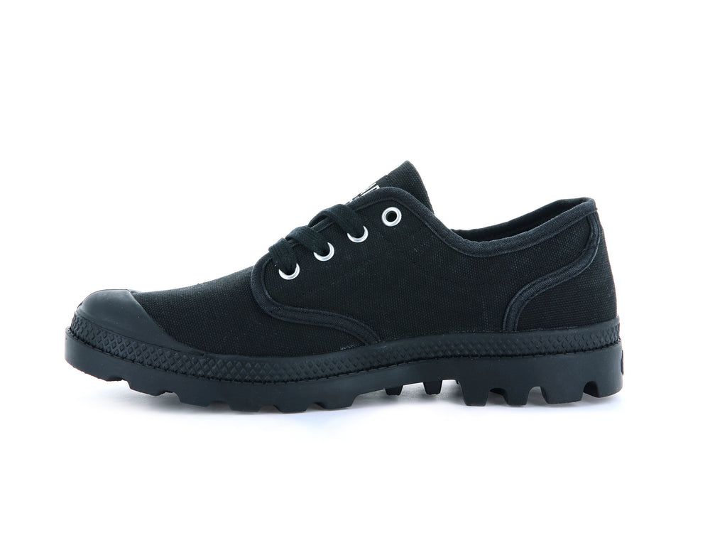 Zapatos Bajos Palladium PAMPA OXFORD Hombre Negras | Ecuador-08975