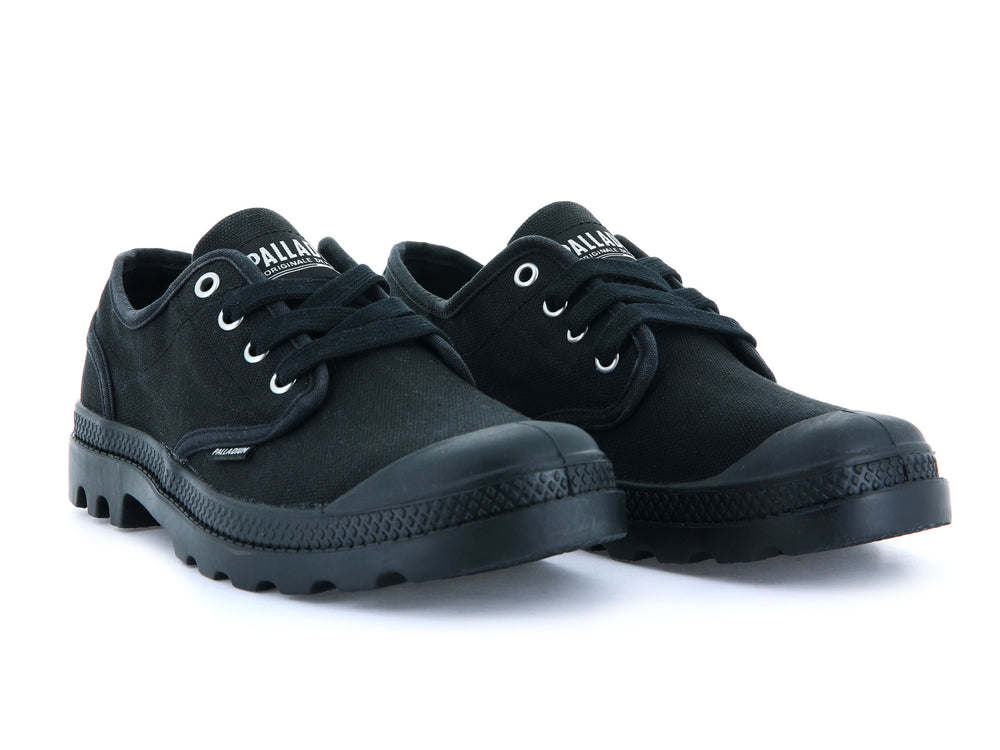 Zapatos Bajos Palladium PAMPA OXFORD Hombre Negras | Ecuador-08975