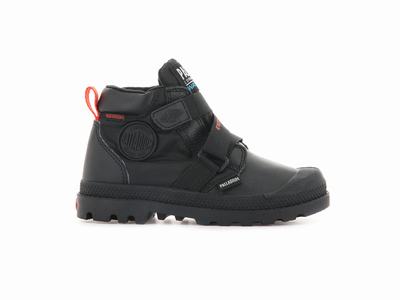 Botas Palladium PAMPA HI CUFFSTR WP+ Niños Negras | Ecuador-06927