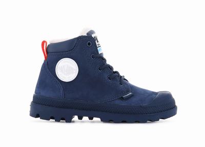 Botas Palladium PAMPA HI CUFF WPS OZ Niños Indigo | Ecuador-81652