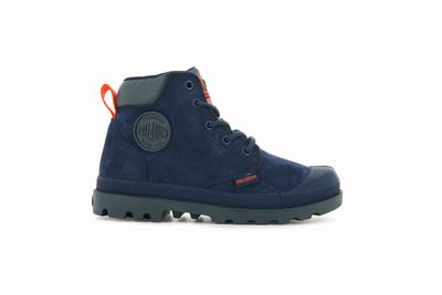 Botas Palladium PAMPA HI CUFF WP OZ Niños Indigo | Ecuador-56498