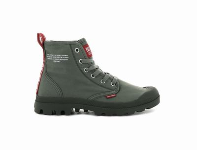 Botas Palladium PAMPA HI DARE Hombre Verde Oliva | Ecuador-71092