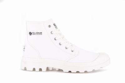 Botas Palladium PAMPA HI ORGANIC II Hombre Blancas | Ecuador-91653