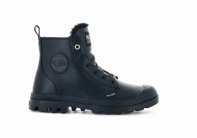 Botas Palladium PAMPA HI ZIP LEATHER S Mujer Negras | Ecuador-31278