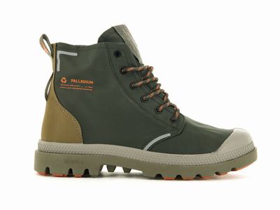 Botas Palladium PAMPA LITE+ RECYCLE WP+ Hombre Verde Oliva | Ecuador-48365