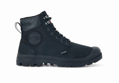 Botas Palladium PAMPA SHIELD WP+ LUX Hombre Negras | Ecuador-49175