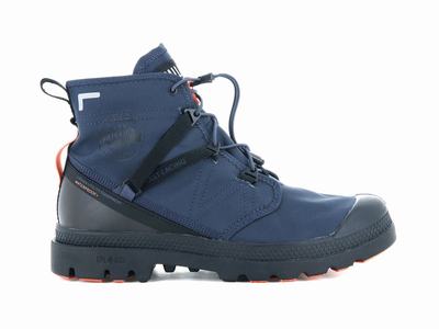 Botas Palladium PAMPA TRAVEL LITE+ WATERPROOF Hombre Indigo | Ecuador-62798