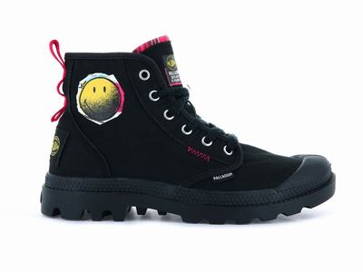 Botas Palladium PAMPA X SMILEY 1970 Hombre Negras | Ecuador-68957