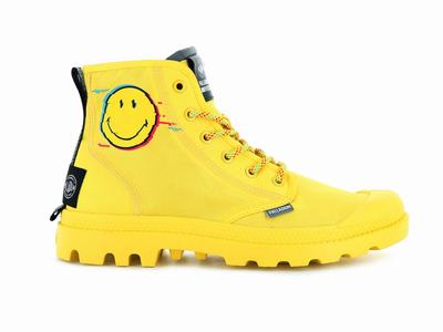 Botas Palladium PAMPA X SMILEY 2000 Hombre Amarillo | Ecuador-75649