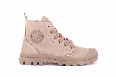 Botas De Invierno Palladium PAMPA HI ZIP WL Mujer Marrones | Ecuador-28531