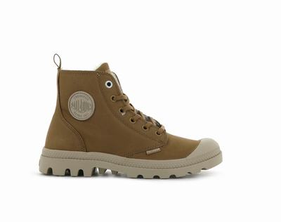 Botas De Invierno Palladium PAMPA HI ZIP WL Mujer Marrones | Ecuador-28647