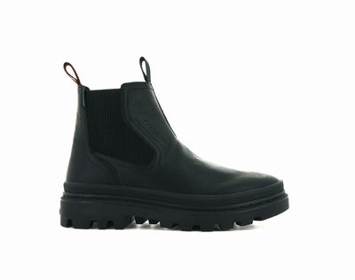 Botines Chelsea Palladium PALLATROOPER CHELSEA WATERPROOF Hombre Negras | Ecuador-87304