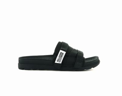 Sandalia Palladium SOLEA SLIDE Hombre Negras | Ecuador-82156