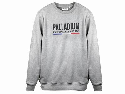 Sudaderas Palladium PALLADIUM CREW NECK2 Mujer Gris Oscuro | Ecuador-43107